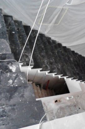 Стеклянное ограждение лестницы и стеклянная перегородка (г. Вишневое)