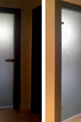 Установка стеклянных дверей в квартире (пр-т Краснозвездный)